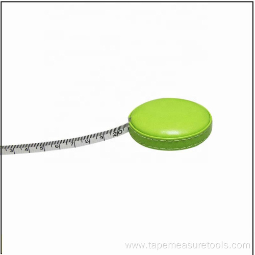 promotional leather round tailor tape measure